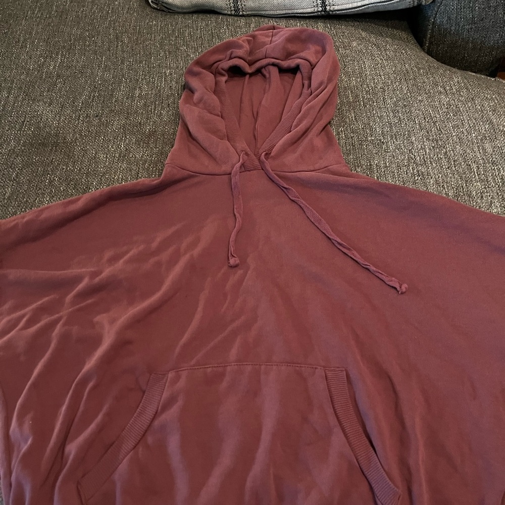 Burgundy red sweatshirt